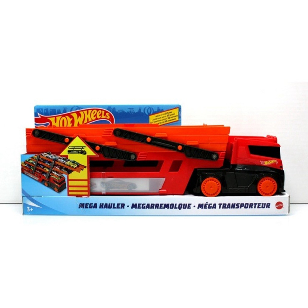 Hot Wheels Mega Hauler Holds 50 Plus Cars - Brand New